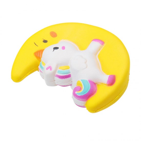 Cartoon Unicorn Moon Pegasus Squishy 11cm Slow Rising Collection Gift Toy