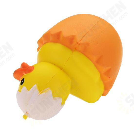 Cartoon Yellow Duck Squishy 9.5*8CM Slow Rising With Packaging Collection Gift Soft Toy