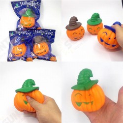 Chameleon Soft Halloween Pumpkin Witch Hat Squishy Slow Rising Stress Stretch Kids Toy Gift Chameleon Soft Halloween Pumpkin Witch Hat Squishy Slow Rising Stress Stretch Kids Toy Gift