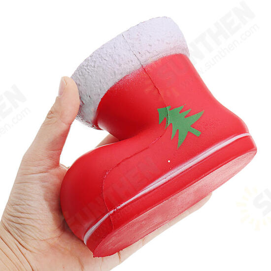 Chameleon Squishy Christmas Boots Santa Clause Boot Slow Rising With Packaging Gift Decor Toy