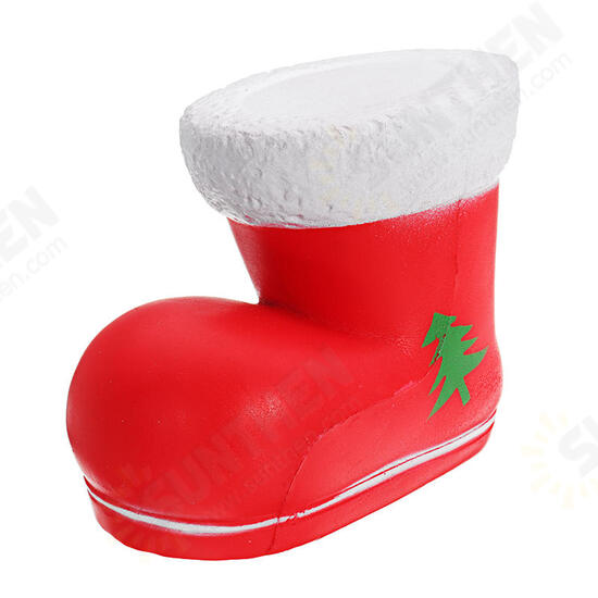 Chameleon Squishy Christmas Boots Santa Clause Boot Slow Rising With Packaging Gift Decor Toy