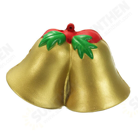 Chameleon Squishy Christmas Jingle Bell Slow Rising Toy With Packaging Kids Christmas Gift Decor