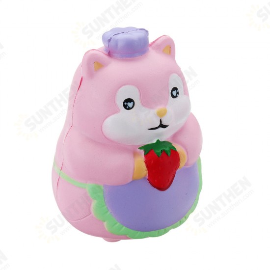 Chef Hamster Squishy 11*8*8cm Slow Rising With Packaging Collection Gift Soft Toy