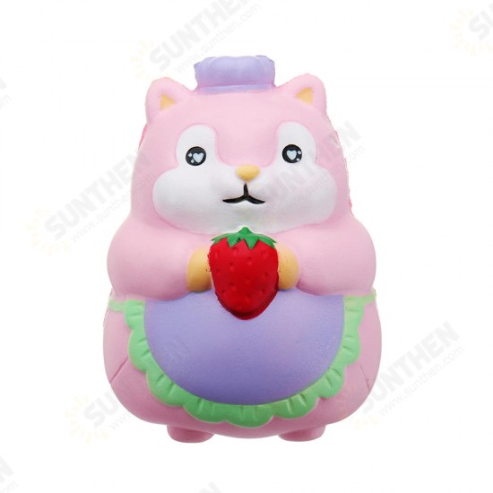 Chef Hamster Squishy 11*8*8cm Slow Rising With Packaging Collection Gift Soft Toy