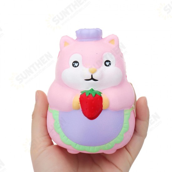 Chef Hamster Squishy 11*8*8cm Slow Rising With Packaging Collection Gift Soft Toy