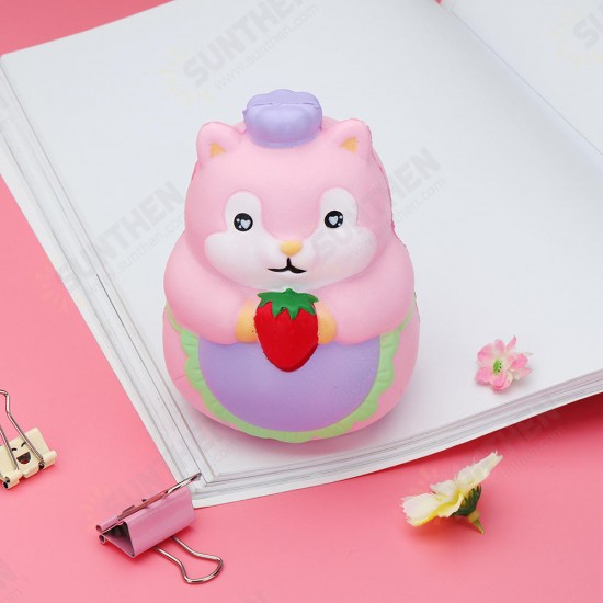 Chef Hamster Squishy 11*8*8cm Slow Rising With Packaging Collection Gift Soft Toy