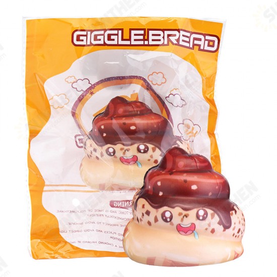 Chocolate Poo Squishy 8CM Yummy Expression Kawaii Jumbo Gift Collection With Packaging