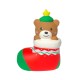Christmas Gift Squishy Footwear Bear 13.5CM Cute Decoration Collection With Packaging