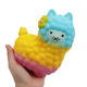 Colorful Alpacas Squishy 18*14CM Slow Rising Collection Gift Soft Toy