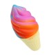 Colorful Ice Cream Squishy 14.5*6cm Slow Rising With Packaging Collection Gift Soft Toy