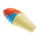 Colorful Ice Cream Squishy 14.5*6cm Slow Rising With Packaging Collection Gift Soft Toy