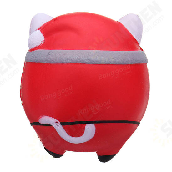 Christmas Cat Squishy 12*10CM Soft Slow Rising With Packaging Collection Gift Toy