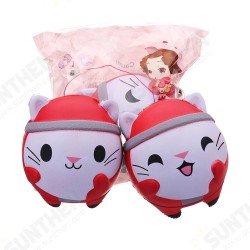 Christmas Cat Squishy 12*10CM Soft Slow Rising With Packaging Collection Gift Toy Christmas Cat Squishy 12*10CM Soft Slow Rising With Packaging Collection Gift Toy