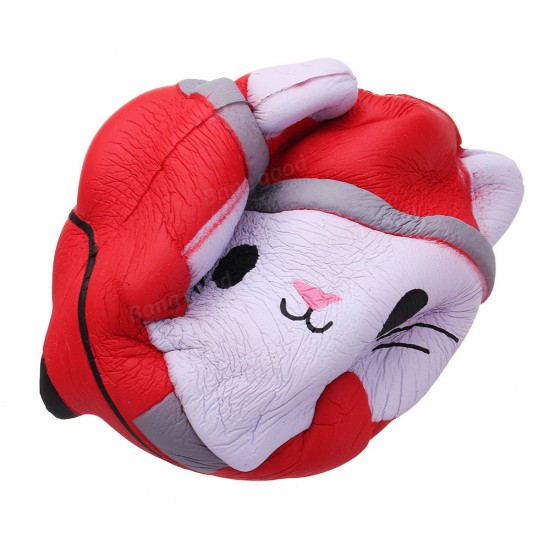 Christmas Cat Squishy 12*10CM Soft Slow Rising With Packaging Collection Gift Toy