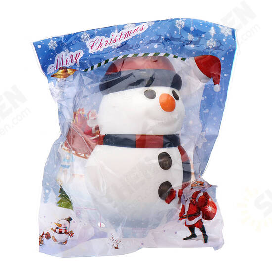 Christmas Snowman Squishy 14.4x9.2x8.1CM Soft Slow Rising With Packaging Collection Gift Toy Christmas Snowman Squishy 14.4x9.2x8.1CM Soft Slow Rising With Packaging Collection Gift Toy
