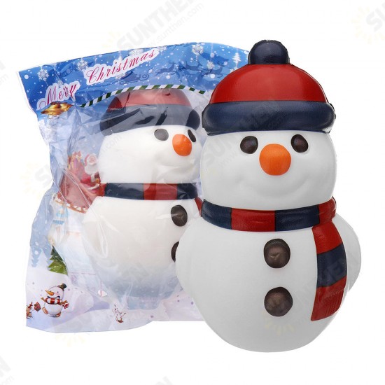 Christmas Snowman Squishy 14.4x9.2x8.1CM Soft Slow Rising With Packaging Collection Gift Toy