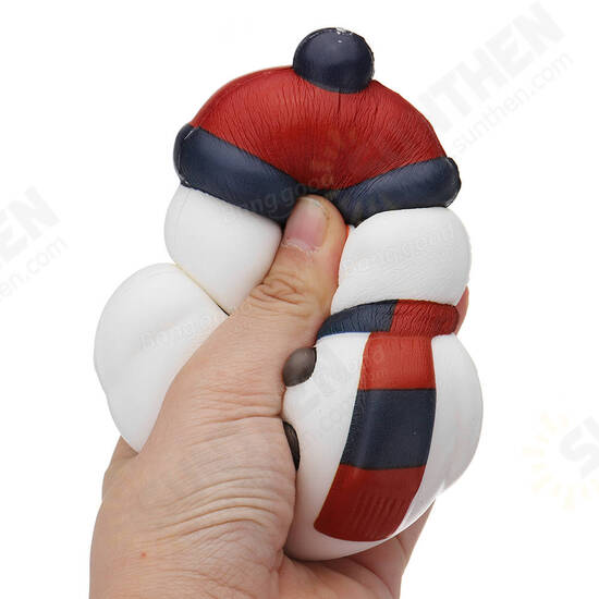 Christmas Snowman Squishy 14.4x9.2x8.1CM Soft Slow Rising With Packaging Collection Gift Toy