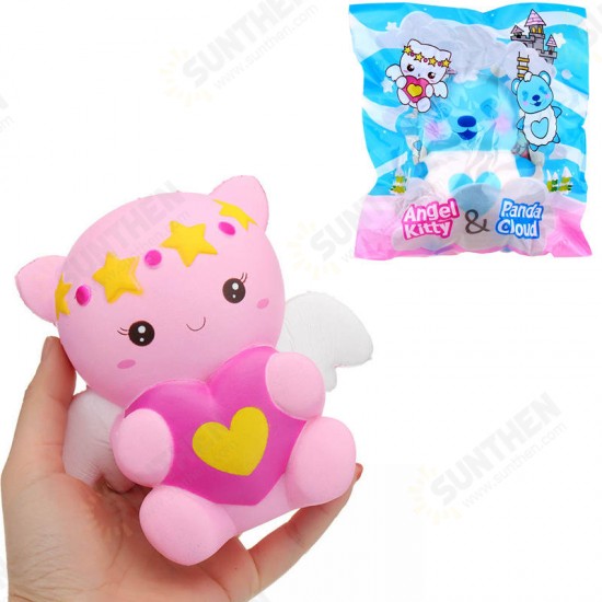 Angel Kitty Panda Cloud Licensed Squishy 14cm With Packaging Collection Gift Soft Toy