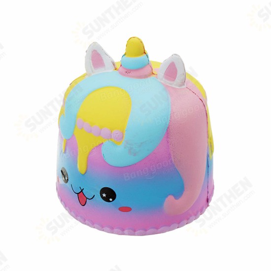 Crown Cake Squishy 11.4*12.6cm Kawaii Cute Soft Solw Rising Toy Cartoon Gift Collection With Packing