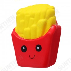 Cute Face Emoji French Fries Squishy 10CM Slow Rising Straps Pendant Soft Squeeze Scented Bread Toy Cute Face Emoji French Fries Squishy 10CM Slow Rising Straps Pendant Soft Squeeze Scented Bread Toy