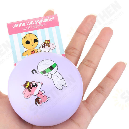 Cutie Creative 7cm Mummy Sugar Bun Bread Hanging Ornament Squishy Gift Collection With Packaging