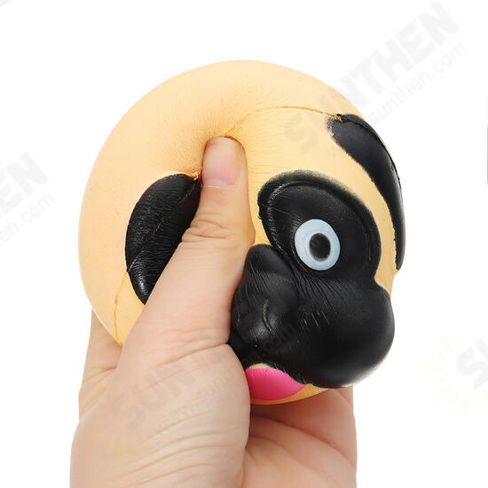 Dog Head Squishy 8*7*7.2cm Slow Rising With Packaging Collection Gift Soft Toy