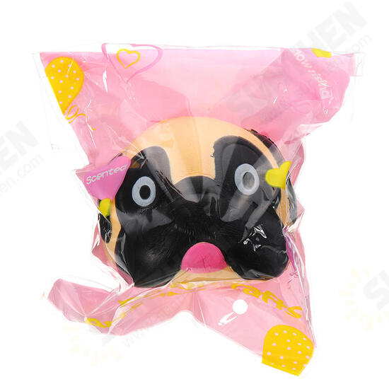 Dog Head Squishy 8*7*7.2cm Slow Rising With Packaging Collection Gift Soft Toy