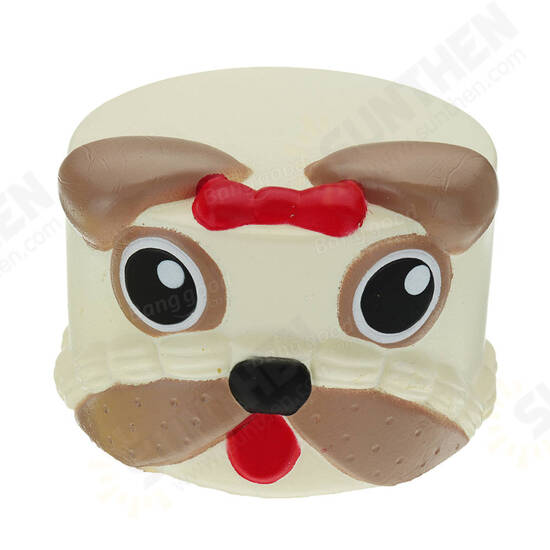 Dog Head Squishy 9*6CM Slow Rising With Packaging Collection Gift Soft Toy