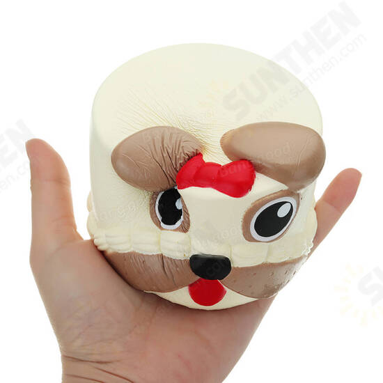 Dog Head Squishy 9*6CM Slow Rising With Packaging Collection Gift Soft Toy