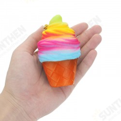 Elsa Squishy Ice Cream 10cm Slow Rising With Packaging Phone Bag Strap Decor Gift Collection Toy Elsa Squishy Ice Cream 10cm Slow Rising With Packaging Phone Bag Strap Decor Gift Collection Toy