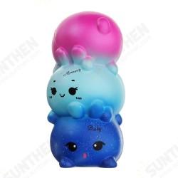 Squishy Daddy Mommy Baby Rabbit Family 15*9*8CM Slow Rising With Packaging Collection Gift Soft Toy Squishy Daddy Mommy Baby Rabbit Family 15*9*8CM Slow Rising With Packaging Collection Gift Soft Toy