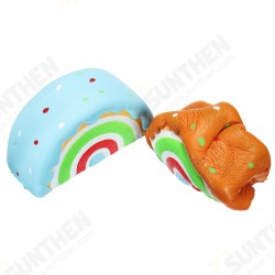 Squishy Rainbow Cake 10cm Slow Rising Original Packaging Collection Gift Decor Toy Squishy Rainbow Cake 10cm Slow Rising Original Packaging Collection Gift Decor Toy