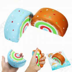 Squishy Rainbow Cake 10cm Slow Rising Original Packaging Collection Gift Decor Toy Squishy Rainbow Cake 10cm Slow Rising Original Packaging Collection Gift Decor Toy