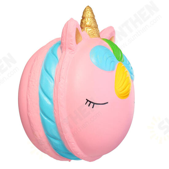 Fantasy Animal Squishy Unicorn Macaron 9CM Jumbo Toys Gift Collection With Packaging