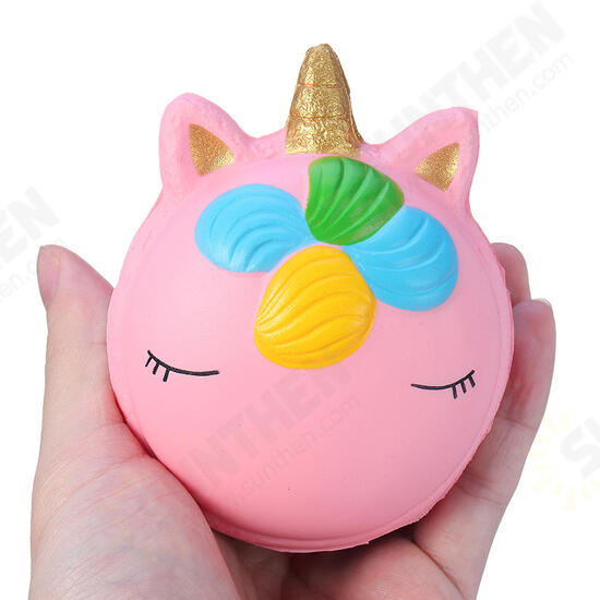 Fantasy Animal Squishy Unicorn Macaron 9CM Jumbo Toys Gift Collection With Packaging