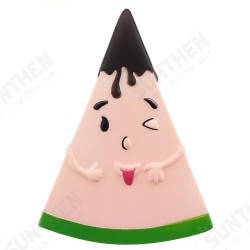 Fruit Squishy Watermelon Man 13.5CM Funny Expression Jumbo Slow Rising Rebound Toys With Packaging Fruit Squishy Watermelon Man 13.5CM Funny Expression Jumbo Slow Rising Rebound Toys With Packaging