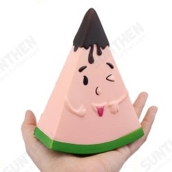 Fruit Squishy Watermelon Man 13.5CM Funny Expression Jumbo Slow Rising Rebound Toys With Packaging Fruit Squishy Watermelon Man 13.5CM Funny Expression Jumbo Slow Rising Rebound Toys With Packaging