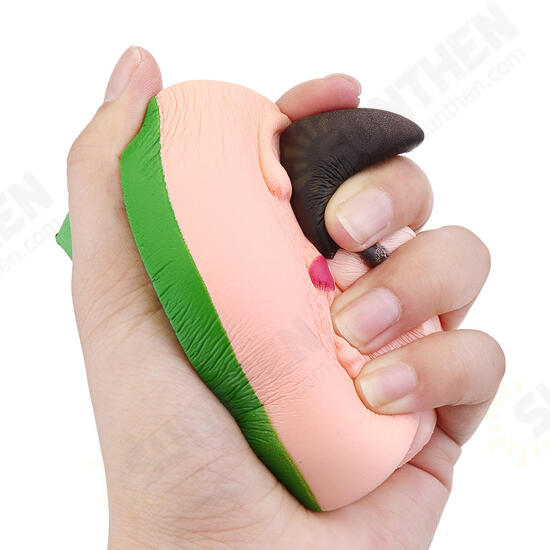 Fruit Squishy Watermelon Man 13.5CM Funny Expression Jumbo Slow Rising Rebound Toys With Packaging