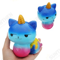 Galaxy Unicorn Cat Squishy 12*8.2CM Slow Rising Soft Collection Gift Decor Toy Galaxy Unicorn Cat Squishy 12*8.2CM Slow Rising Soft Collection Gift Decor Toy