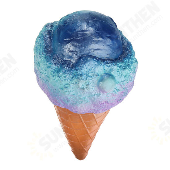 Giant Ice Cream Cone Squishy 30*16CM Huge Fruit Slow Rising With Packaging Jumbo Soft Toy