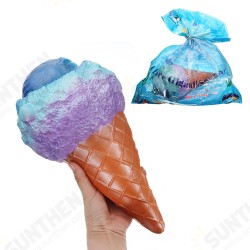 Giant Ice Cream Cone Squishy 30*16CM Huge Fruit Slow Rising With Packaging Jumbo Soft Toy Giant Ice Cream Cone Squishy 30*16CM Huge Fruit Slow Rising With Packaging Jumbo Soft Toy