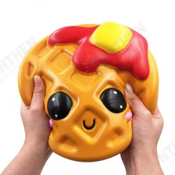 Giant Jumbo Squishy Bread Waffle Cake 24CM Cookies Slow Rising Soft Scented Toy Giant Jumbo Squishy Bread Waffle Cake 24CM Cookies Slow Rising Soft Scented Toy