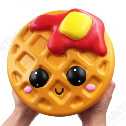 Giant Jumbo Squishy Bread Waffle Cake 24CM Cookies Slow Rising Soft Scented Toy Giant Jumbo Squishy Bread Waffle Cake 24CM Cookies Slow Rising Soft Scented Toy