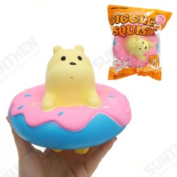 Giggle Donut Bear Squishy 13.5*6*15CM Slow Rising With Packaging Collection Gift Soft Toy Giggle Donut Bear Squishy 13.5*6*15CM Slow Rising With Packaging Collection Gift Soft Toy
