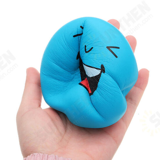 2Pcs Expression Bread Squishy 10cm&4.5cm Slow Rising With Packaging Collection Gift Toy