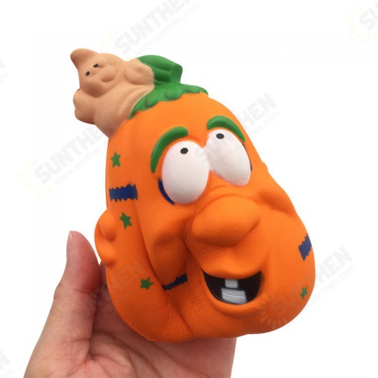 Halloween Pumpkin Squishy 11.5*8*7.5CM Licensed Slow Rising With Packaging Halloween Pumpkin Squishy 11.5*8*7.5CM Licensed Slow Rising With Packaging