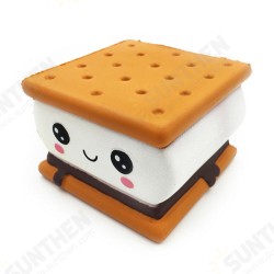 S'more Chocolate Biscuit Squishy 9.5*9*6CM Licensed Slow Rising With Packaging Collection Gift S'more Chocolate Biscuit Squishy 9.5*9*6CM Licensed Slow Rising With Packaging Collection Gift
