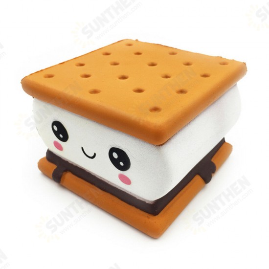 S'more Chocolate Biscuit Squishy 9.5*9*6CM Licensed Slow Rising With Packaging Collection Gift