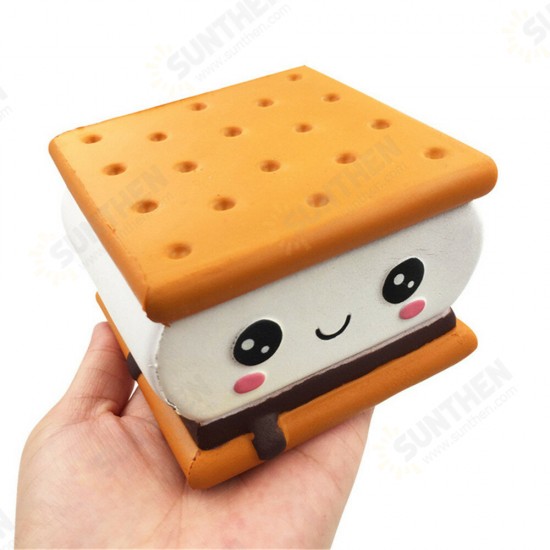 S'more Chocolate Biscuit Squishy 9.5*9*6CM Licensed Slow Rising With Packaging Collection Gift