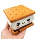 S'more Chocolate Biscuit Squishy 9.5*9*6CM Licensed Slow Rising With Packaging Collection Gift